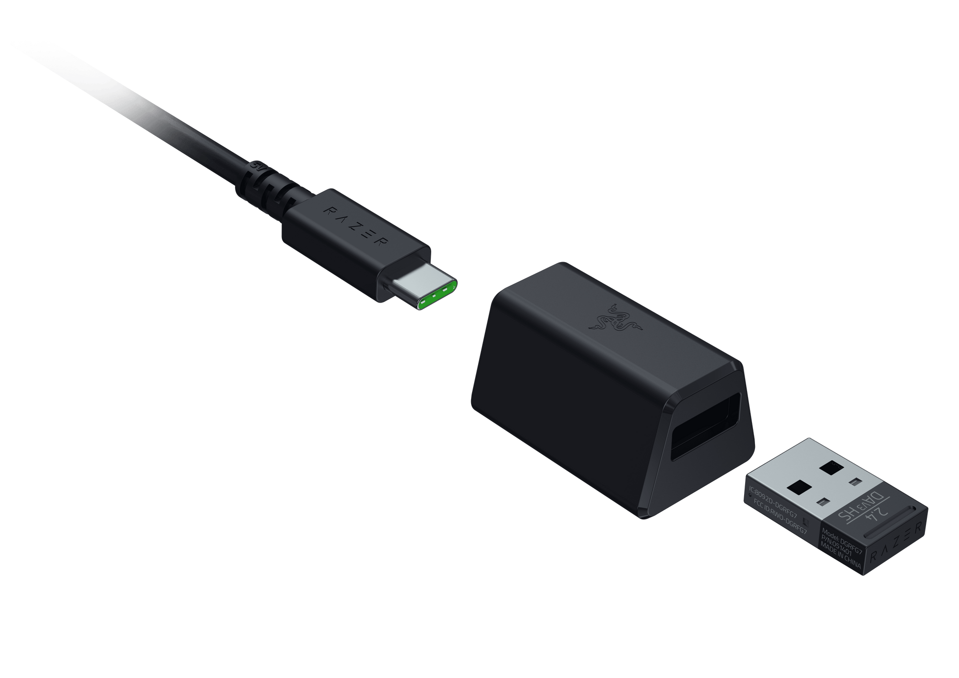 Deathadder V3 Hyperspeed Wireless Optical Gaming Mouse, Ergonomic, 26000 DPI, Black
